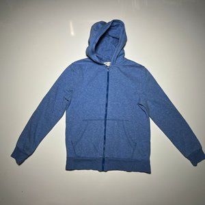 H&M Boys Light Baby Blue Basic Zip Up Hoodie Size 10-12Y